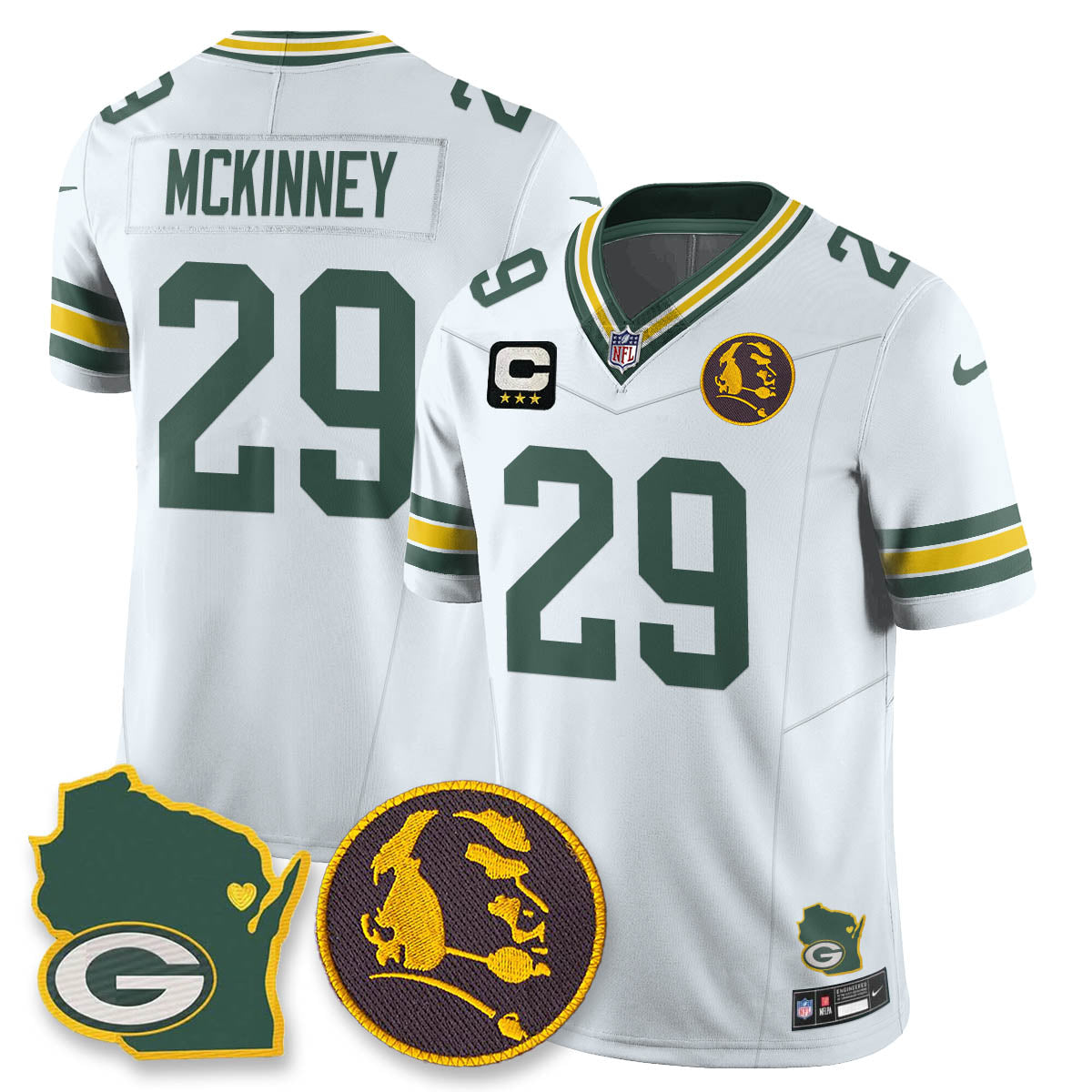 GB Vapor Limited Jersey - John Madden Patch - All Stitched