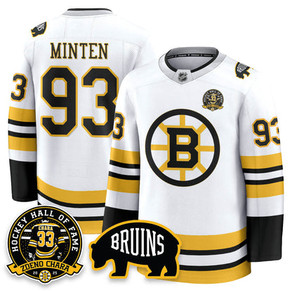BOS Premium Hockey Jersey - Zdeno Chara HOF - All Stitched