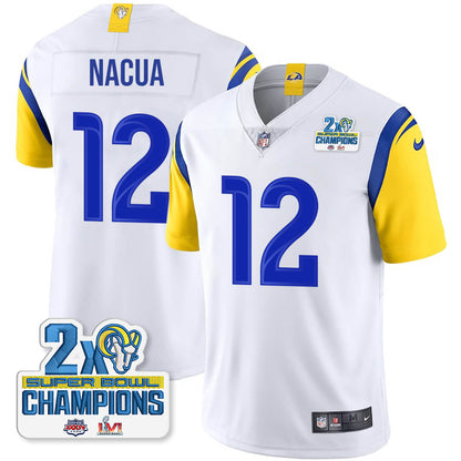 LAR 2-Time Champions Patch Vapor Limited Jersey - All Stitched