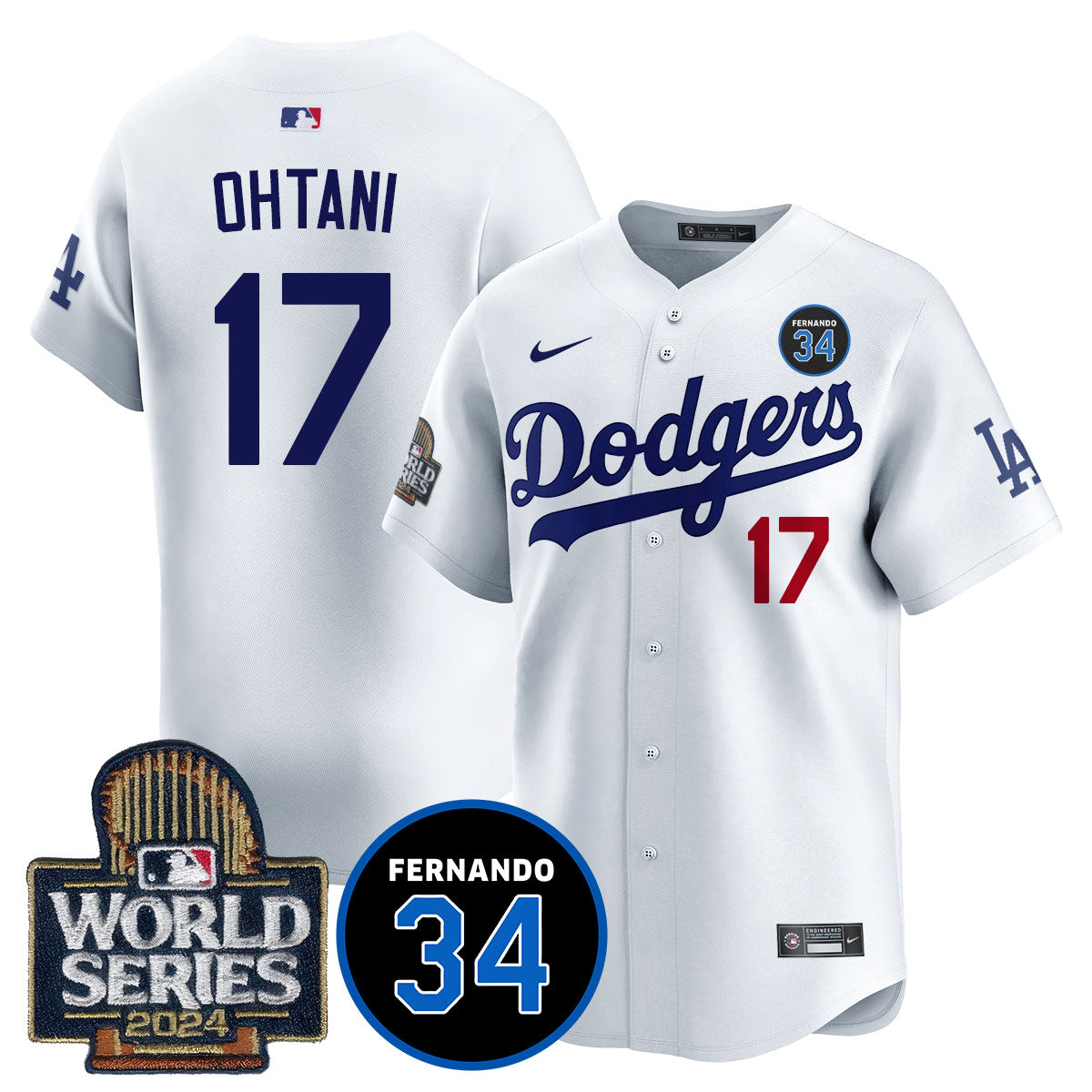 Dodgers Fernando Valenzuela Memorial Jersey - All Stitched