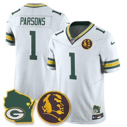 GB Vapor Limited Jersey - John Madden Patch - All Stitched