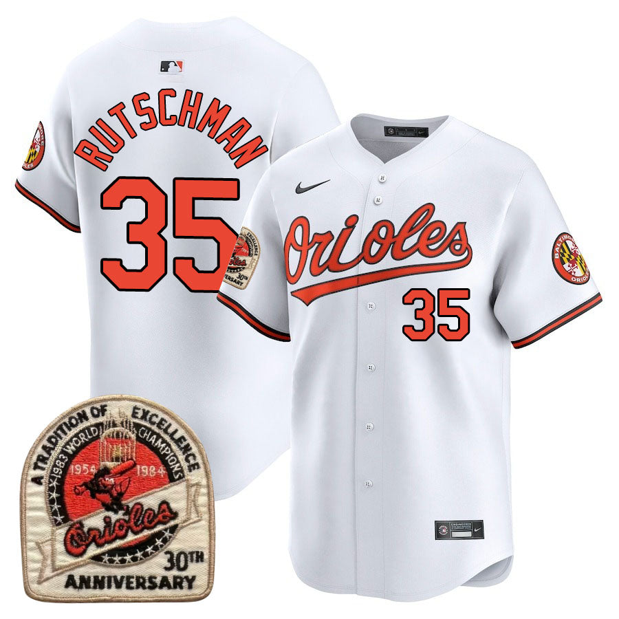 Baltimore Orioles Limited Jersey - 1984 Patch - All Stitched