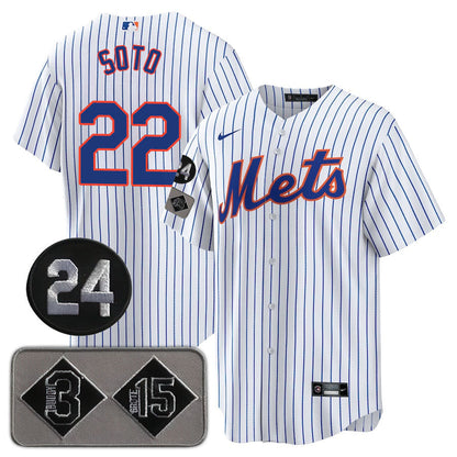 New York Mets Limited Jersey - 2024 Patch - All Stitched