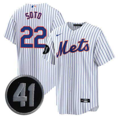 New York Mets Limited Jersey - 2020 Patch - All Stitched