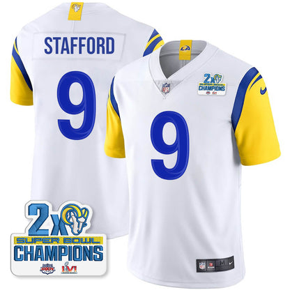 LAR 2-Time Champions Patch Vapor Limited Jersey - All Stitched
