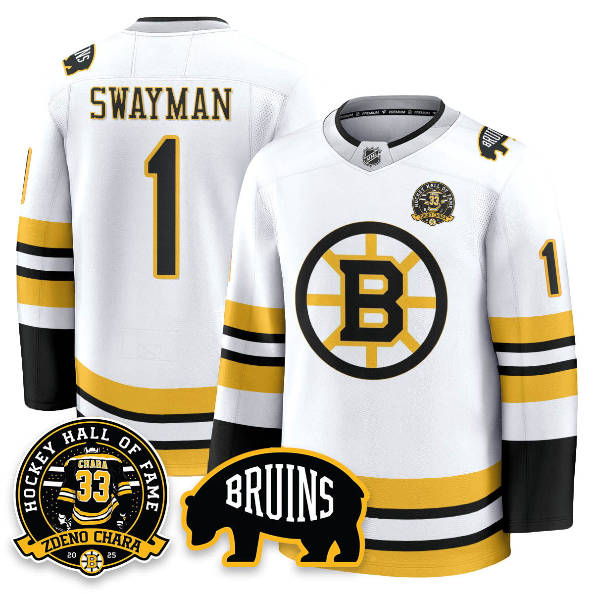 BOS Premium Hockey Jersey - Zdeno Chara HOF - All Stitched