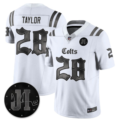 IND 'Dark Gothic' Vapor Limited Jersey - Jim Irsay Patch - All Stitched