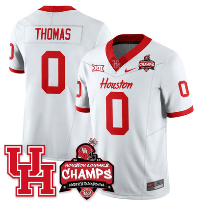 HCG Football 2025 Kinder's Texas Bowl Champions Jersey - All Stitched