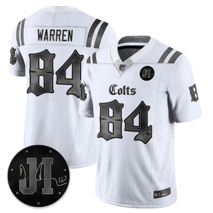 IND 'Dark Gothic' Vapor Limited Jersey - Jim Irsay Patch - All Stitched