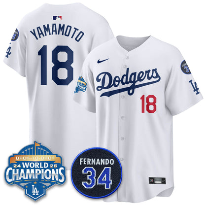 LAD 2025 Back To Back Champions Jersey - All Stitched