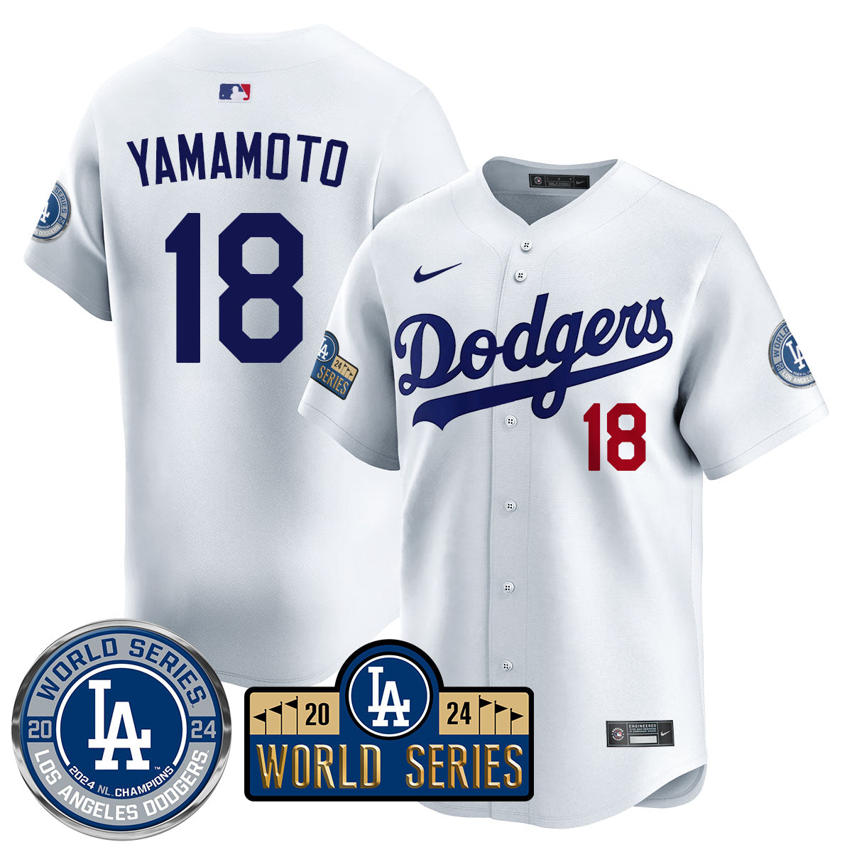 LAD World Series 2024 Jersey - All Stitched