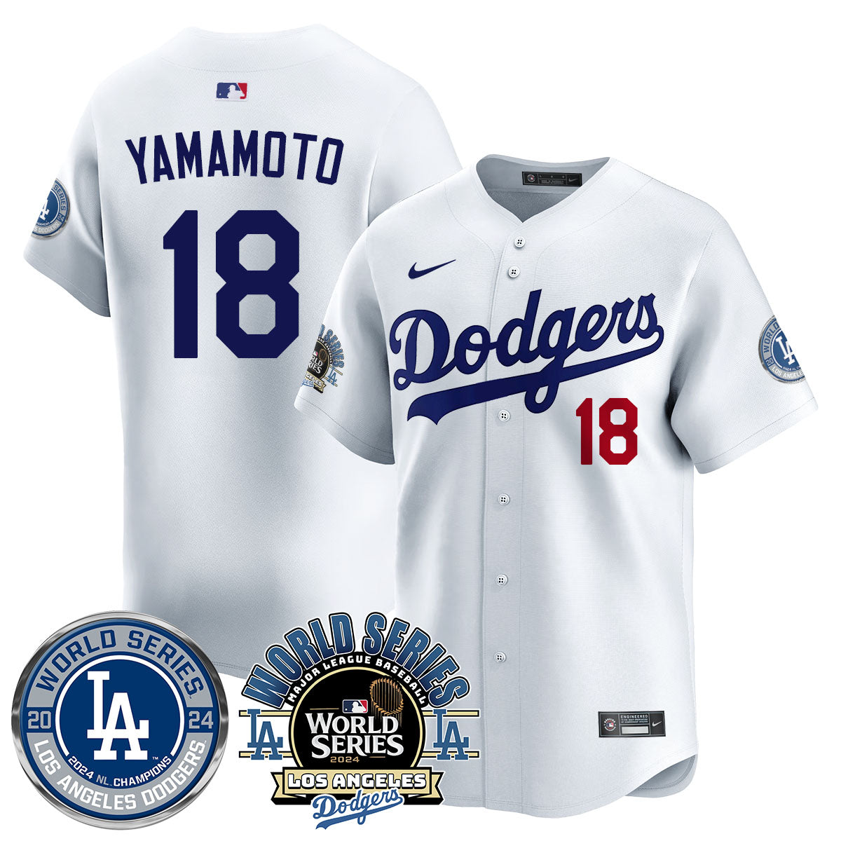 LAD World Series 2024 Jersey - All Stitched