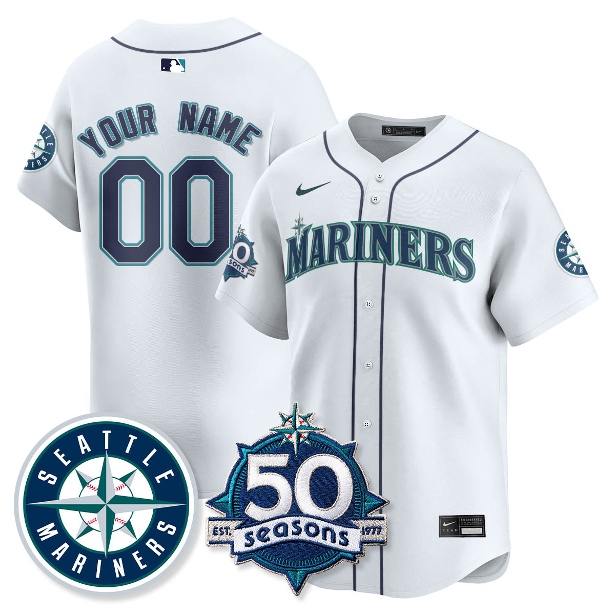 Custom SEA Vapor Premier Limited Jersey - 50th Anniversary - All Stitched
