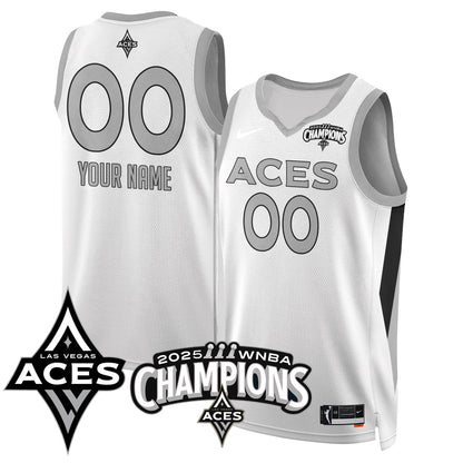 Las Vegas Aces 2025 WNBA Championship Jersey - All Stitched