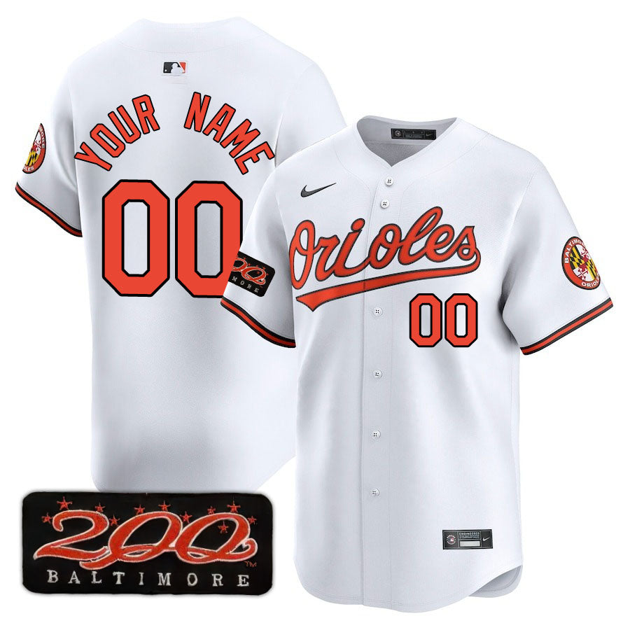 Baltimore Orioles Limited Custom Jersey -  Amazing Patch - All Stitched