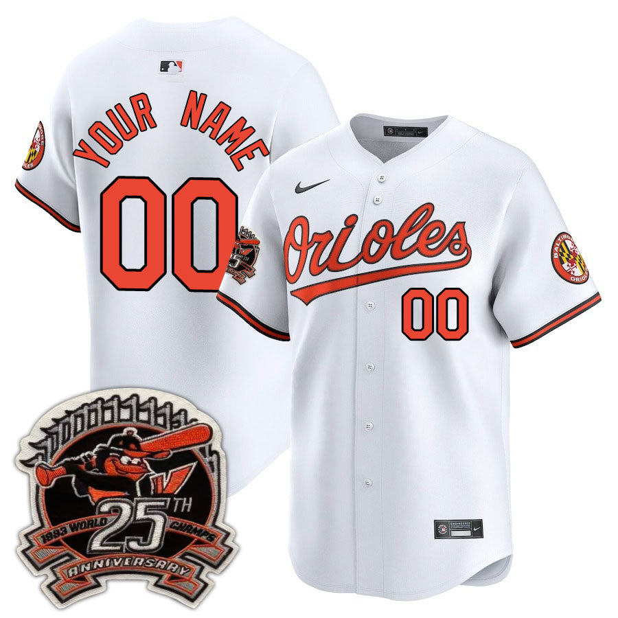 Baltimore Orioles Limited Custom Jersey -  Amazing Patch - All Stitched
