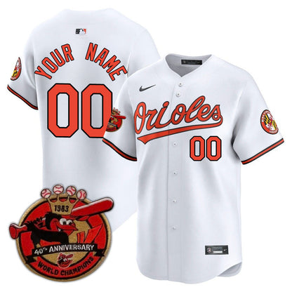 Baltimore Orioles Limited Custom Jersey -  Amazing Patch - All Stitched
