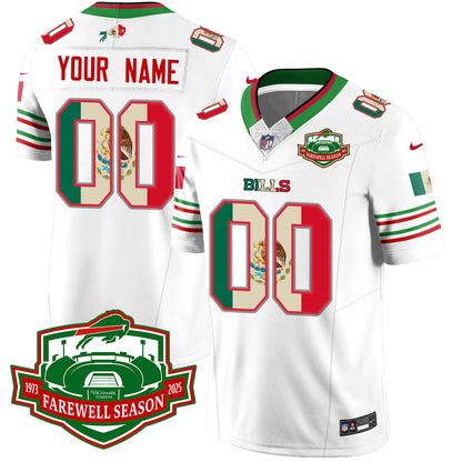 BUF Mexico Vapor Limited Jersey - All Stitched
