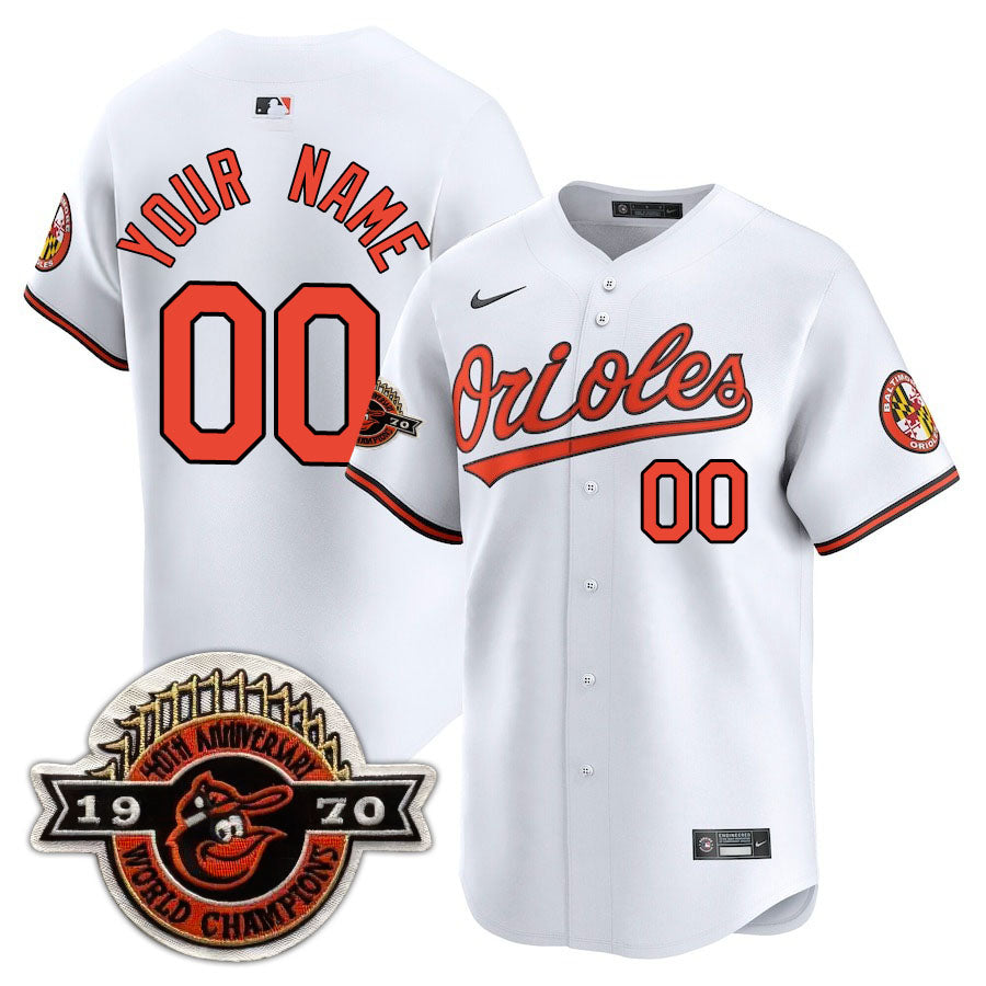 Baltimore Orioles Limited Custom Jersey -  Amazing Patch - All Stitched