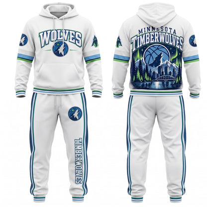 MT Streetwear Hoodie Pants Set - Printed