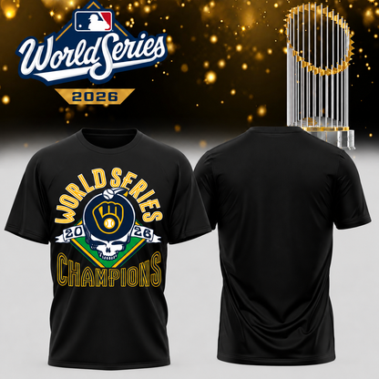 MIL World Series Champions Two Sides T-Shirt - Printed V30