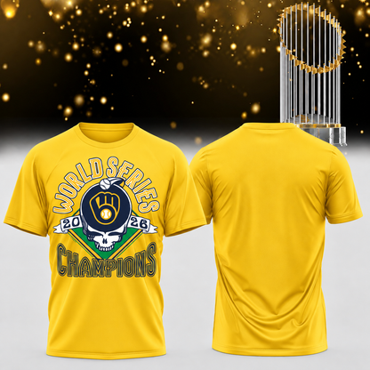 MIL World Series Champions Two Sides T-Shirt - Printed V30