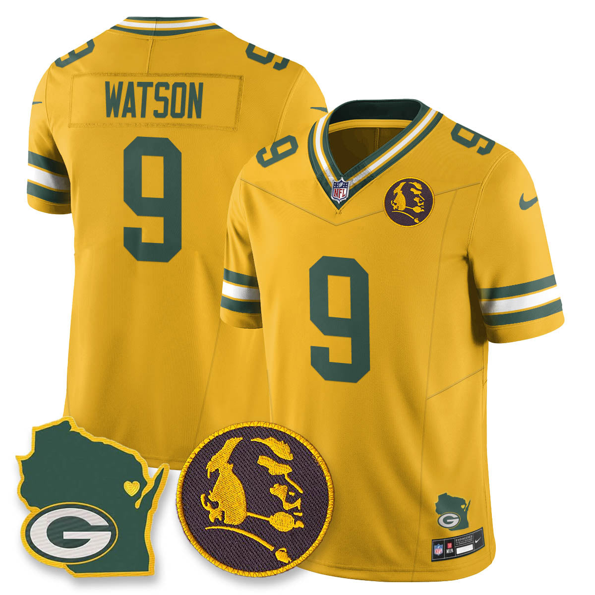 GB Vapor Limited Jersey - John Madden Patch - All Stitched