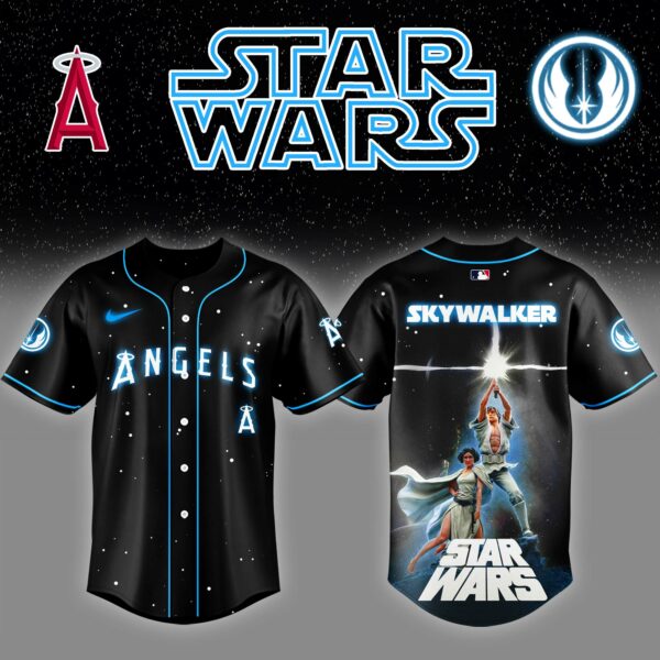 Los Angeles Angels x Stars Luke Skywalker Game Night Baseball Jersey Editions Limited v4
