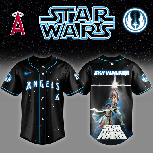 Los Angeles Angels x Stars Luke Skywalker Game Night Baseball Jersey Editions Limited v4