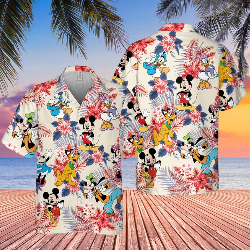 DN Mouse and Friends Hawaiian Shirt- 406TTHS170