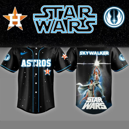 .Houston Astros x Stars Wars Luke Skywalker Game Night Baseball Jersey Editions Limited v4