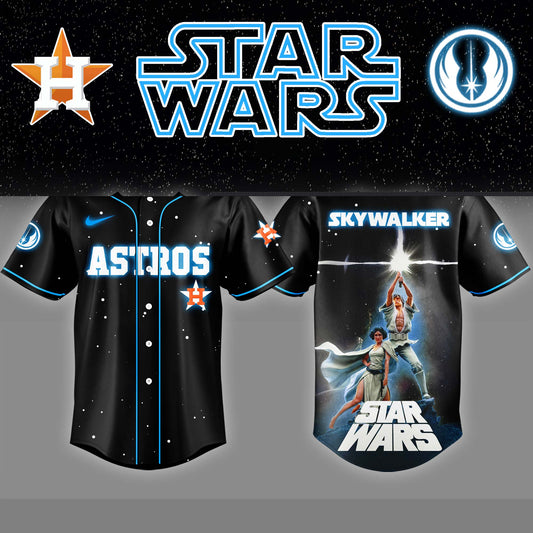 .Houston Astros x Stars Wars Luke Skywalker Game Night Baseball Jersey Editions Limited v4