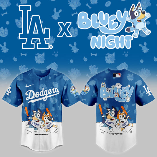_Los Angeles Dodgers 2025 Bluey Night Limited Jersey