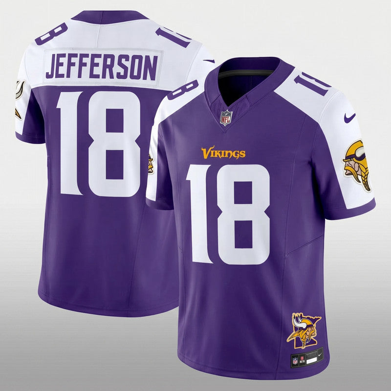 MIN Justin Jefferson Vapor Limited Jersey V3 - All Stitched