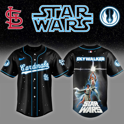St.Louis Cardinals x Stars Wars Luke Skywalker Game Night Baseball Jersey Editions Limited v4