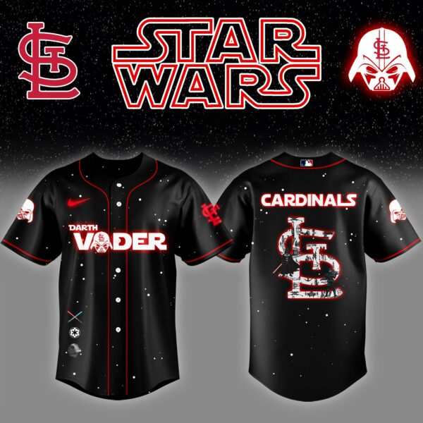 St.Louis Cardinals x Stars Wars Darth Vader Night Baseball Jersey Editions Limited v2