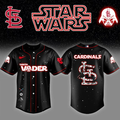 St.Louis Cardinals x Stars Wars Darth Vader Night Baseball Jersey Editions Limited v2