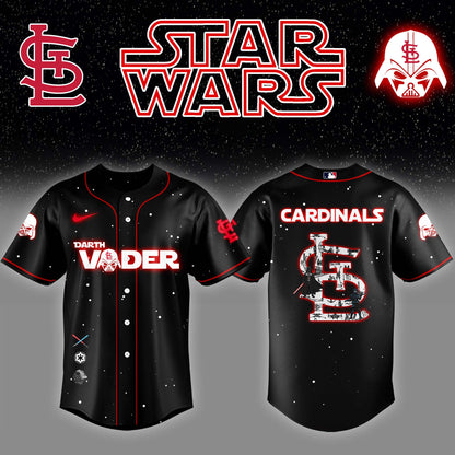 St.Louis Cardinals x Stars Wars Darth Vader Night Baseball Jersey Editions Limited v2