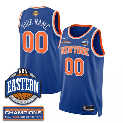 Custom NYK 2026 NBA Eastern Conference Champions Vapor Jersey - Stitched n6