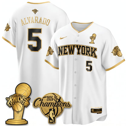 NYK 2026 NBA Champions Vapor Jersey - Stitched