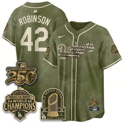 LAD New Era Olive 2026 Armed Forces Day Jersey -All Stitched V2