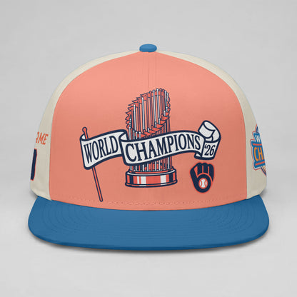 MIL 2026 WS Champions City Connect Personalized Snapback Cap - Printed V7