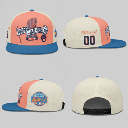 MIL 2026 WS Champions City Connect Personalized Snapback Cap - Printed V7