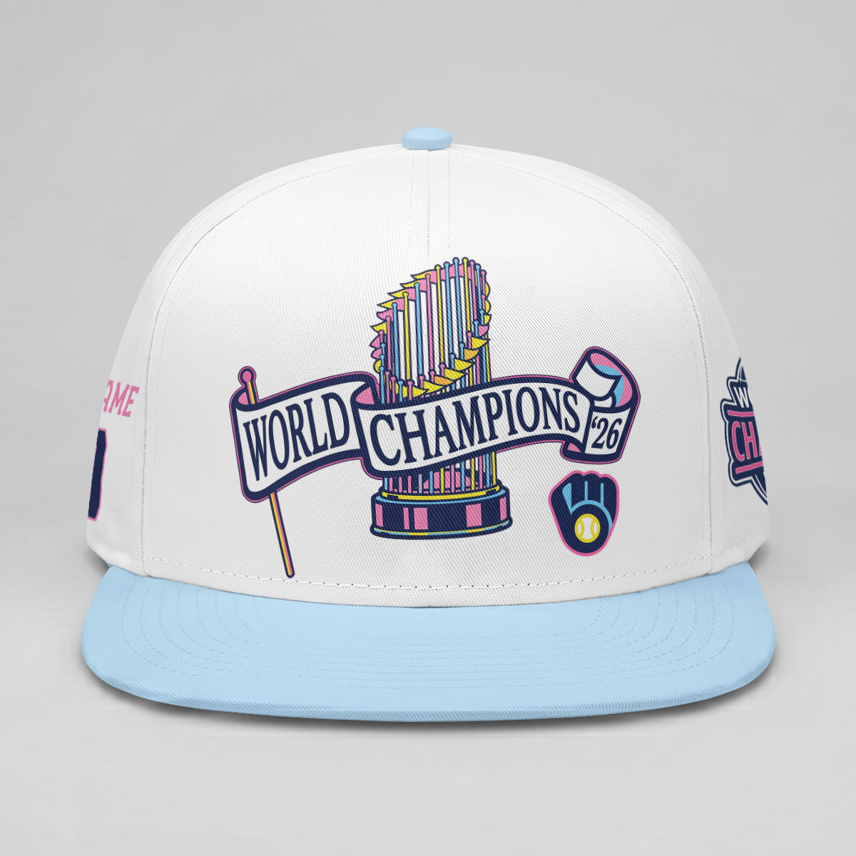 MIL 2026 WS Champions City Connect Personalized Snapback Cap - Printed V7