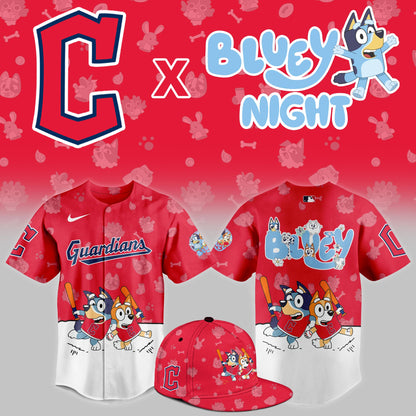 Cleveland Guardians 2025 Bluey Night Limited Jersey