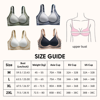 Anti-Sagging Support Shockproof Sports Fixed Cup Bra For Women