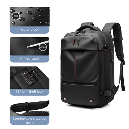 Large Capacity Travel Vacuum Compression Backpack