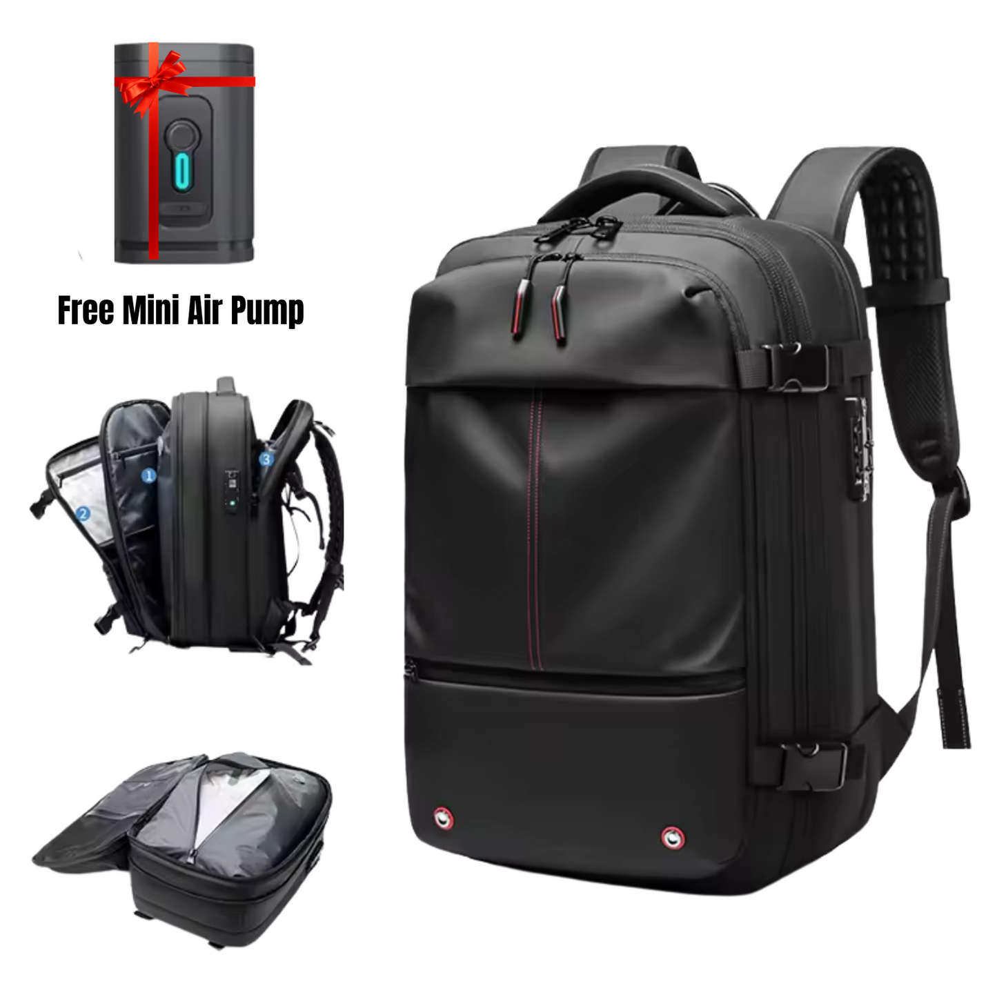 Large Capacity Travel Vacuum Compression Backpack