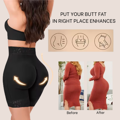 Zip up buttocks for woman body tightening and lifting