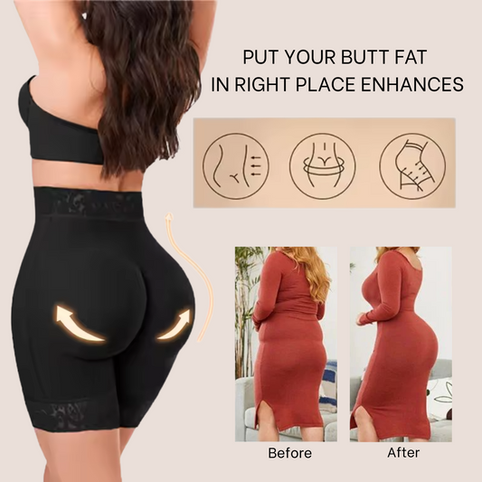Zip up buttocks for woman body tightening and lifting